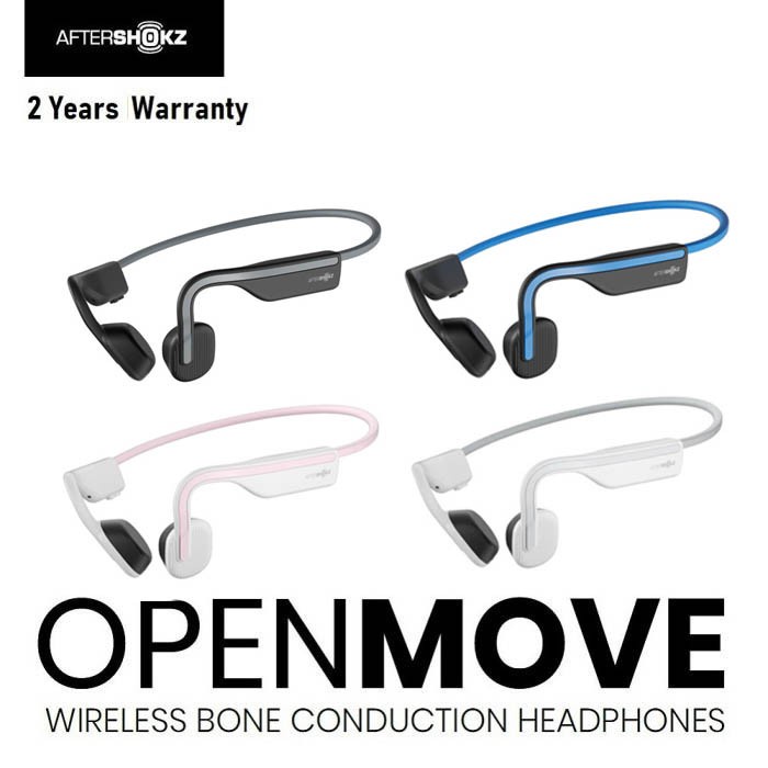 Aftershokz OpenMove Wireless Bone Conduction Headphones