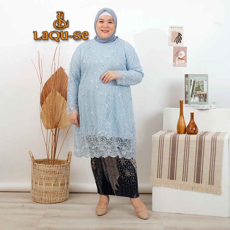 (JUMBO SIZE) Kebaya Jumbo Atasan Kebaya Ukuran Jumbo Kebaya Big Size Set Kebaya Ukuran 4L 5L By Laquse Kebaya