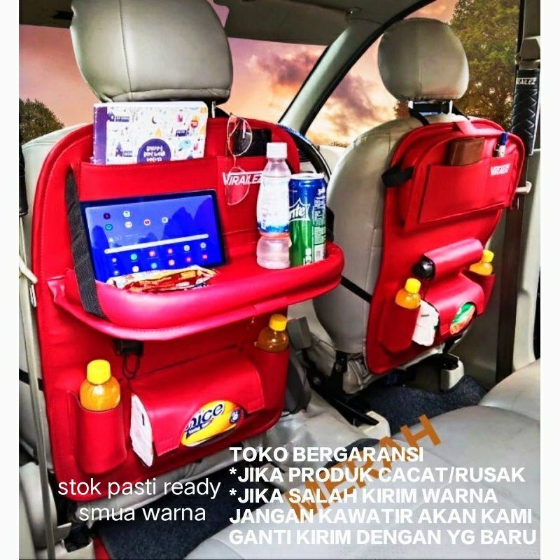 Car Seat Organizer  premium leather kualitas mewah