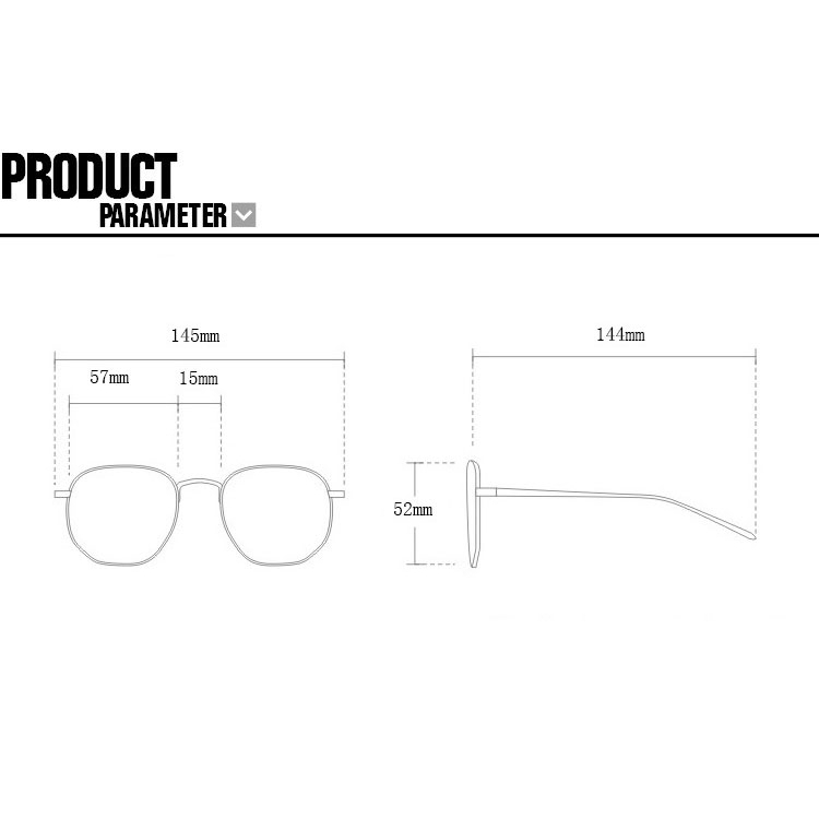 Kacamata Hitam Bentuk Kotak Oversized Dengan Frame Lebar Untuk Wanita