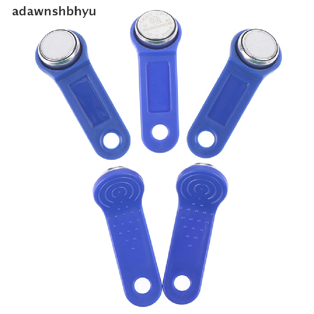 Adawnshbhyu 5Pcs DS1990A-F5 IButton I-Button 1990A-F5 Kunci Elektronik IB Tag Kartu Fobs Kartu