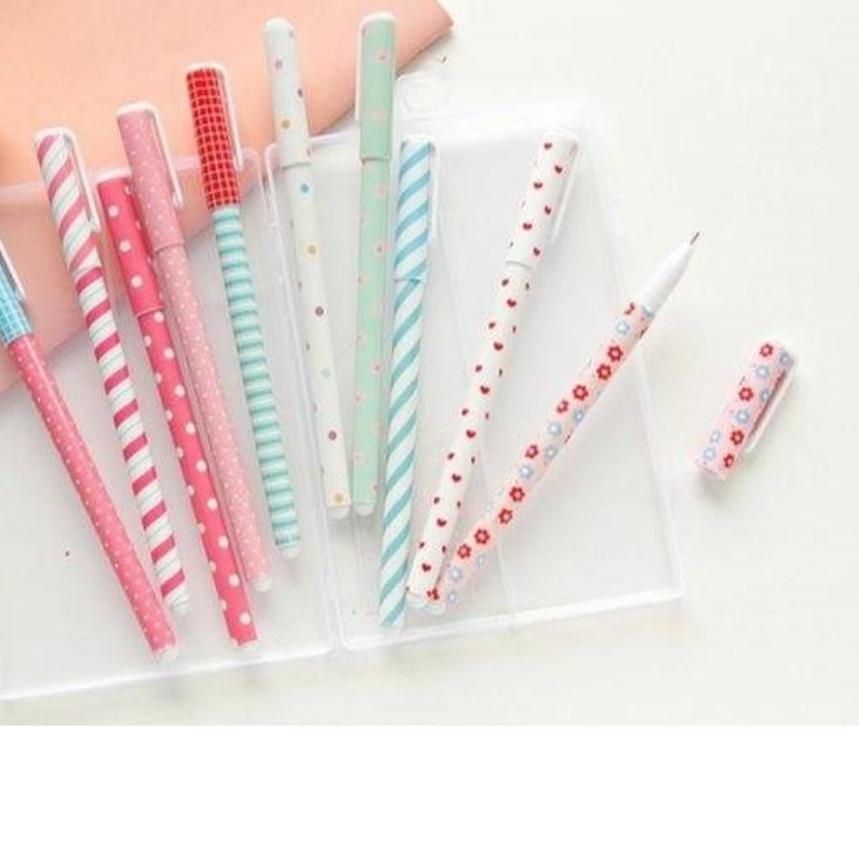 

⚡ALEE!!!!.. [THE UNIVERSE] Pulpen Warna 10in1 Pena cair Gel Pen Pulpen Warna Color Pen Set - ST018 paling murah