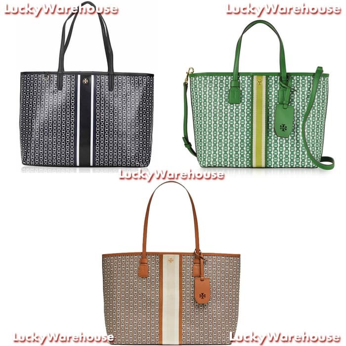 Tory Burch Gemini Link Canvas Tote - Original 100%