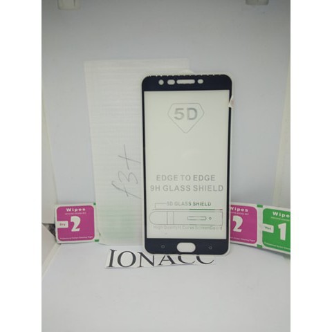 TEMPERED GLASS FULL HD OPPO F3 PLUS ANTI GORES KACA FULL LEM -COVER