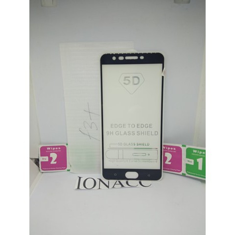 TEMPERED GLASS FULL HD OPPO F3 PLUS ANTI GORES KACA FULL LEM -COVER