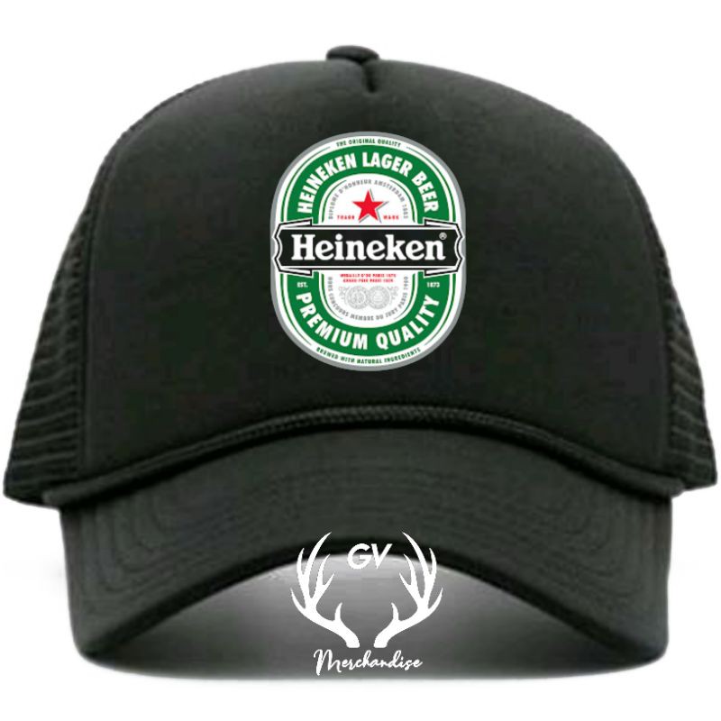 Topi Trucker/Jaring Logo Heineken