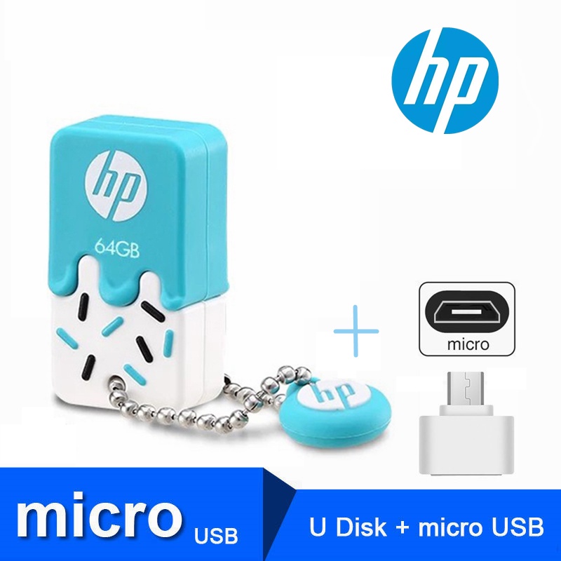 Hp USB 2.0 Flash Drive 128GB 64GB 32GB Bentuk Kartun