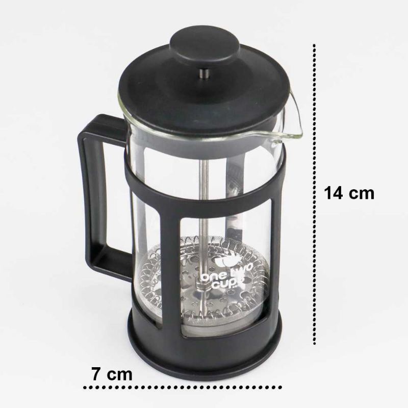 One Two Cups French Press Coffee Maker Pot - KG73I 350ml