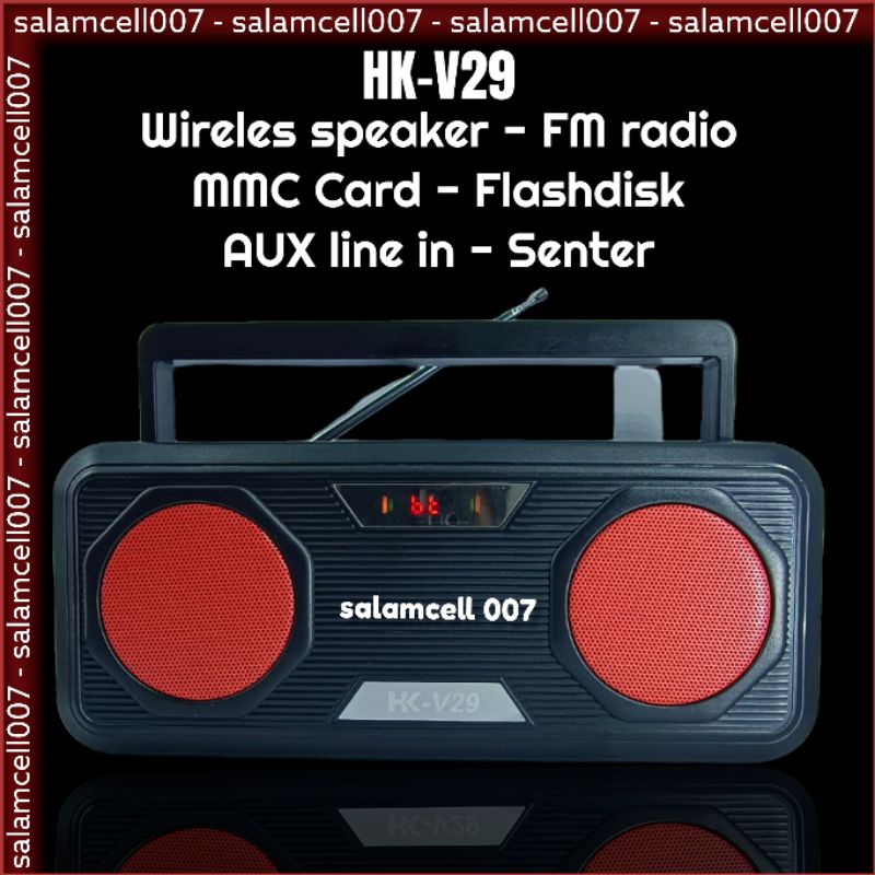 Speaker Bluetooth HK-V29 Original Garansi Resmi