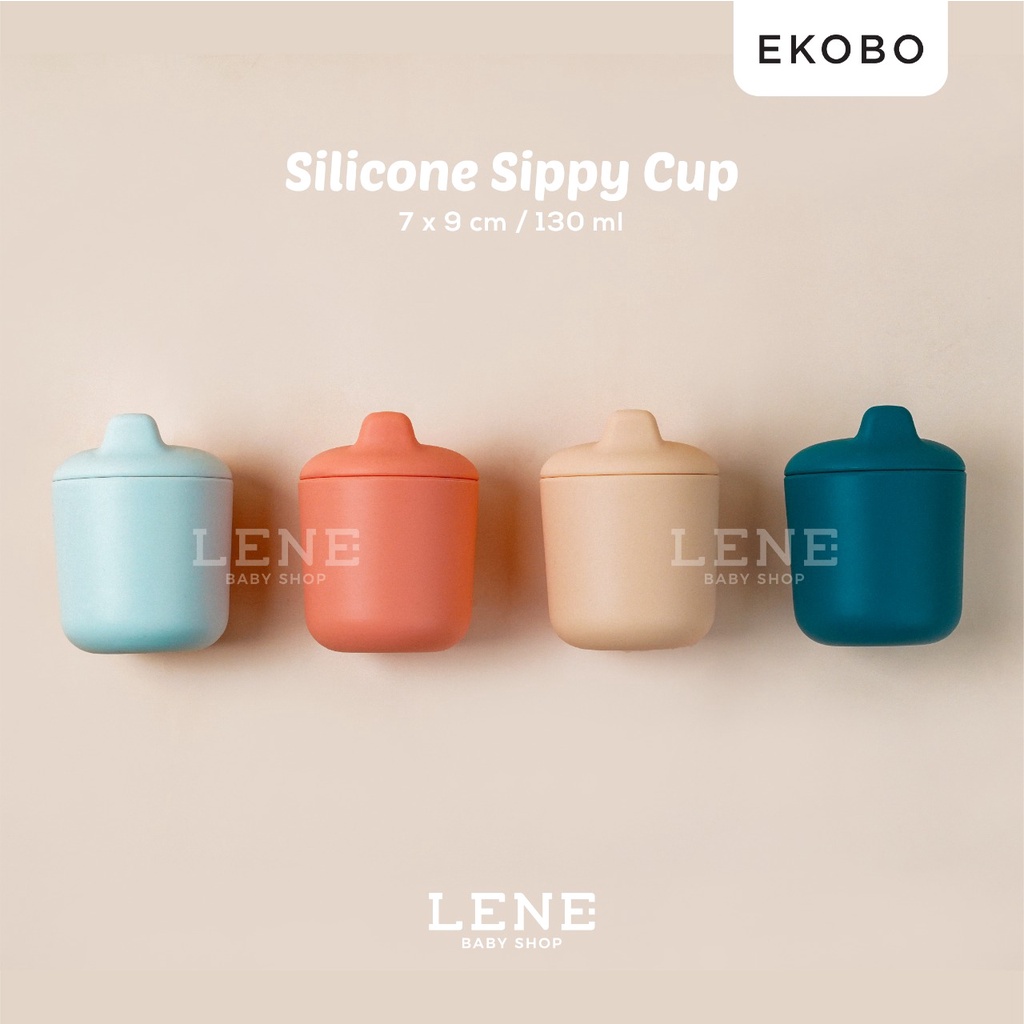 EKOBO Silicone Sippy Cup - Gelas Minum Bayi, Spout Cup