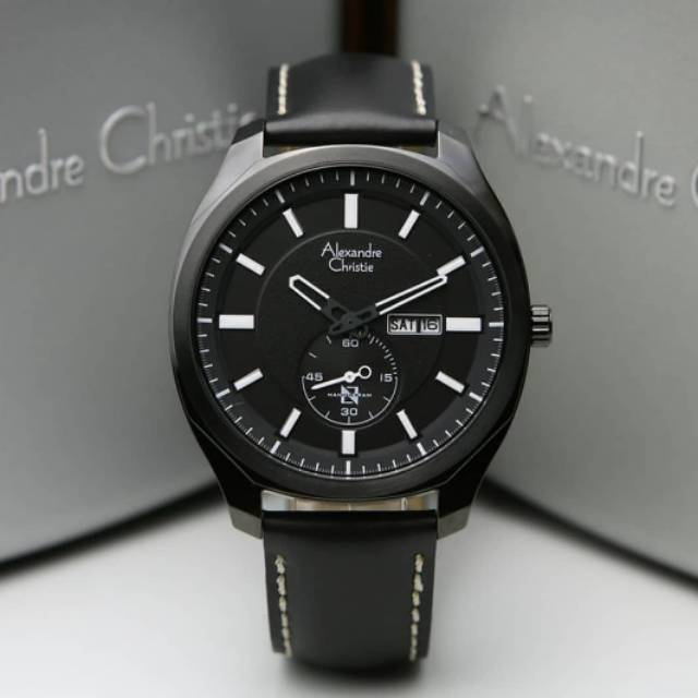 JAM TANGAN ALEXANDRE CHRISTIE COWOK AC 6550 ORIGINAL