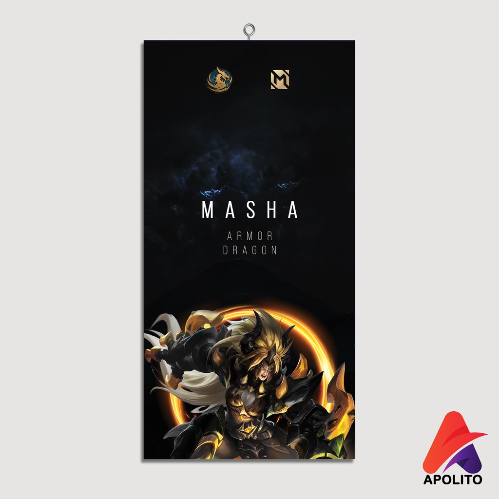 HIASAN DINDING MOBILE LEGEND (15X30) WALL DECOR PAJANGAN DINDING DEKORASI DINDING