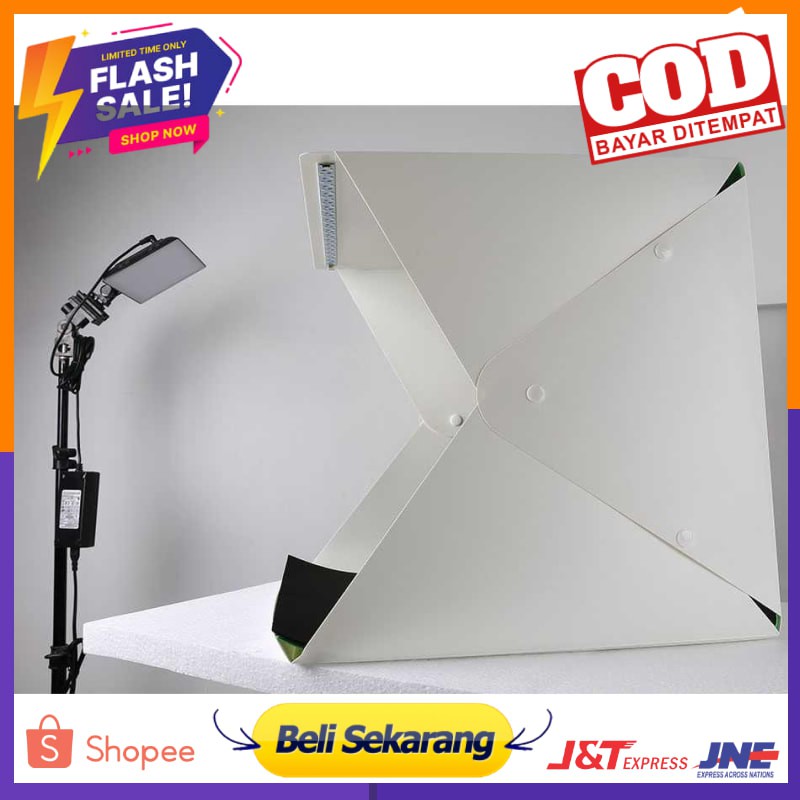 Photo Studio Mini 3 Button dengan LED dan 2PCS Background