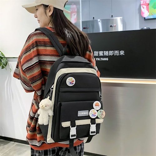 Tas ransel cewek perempuan wanita terbaru keren Tas gendong sekolah TR097-1