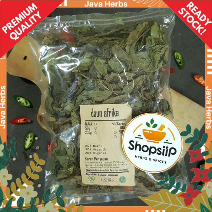 

DAUN AFRIKA KERING - VERNONIA AMYGDALINA - SIPAHIT - 500 GRAM