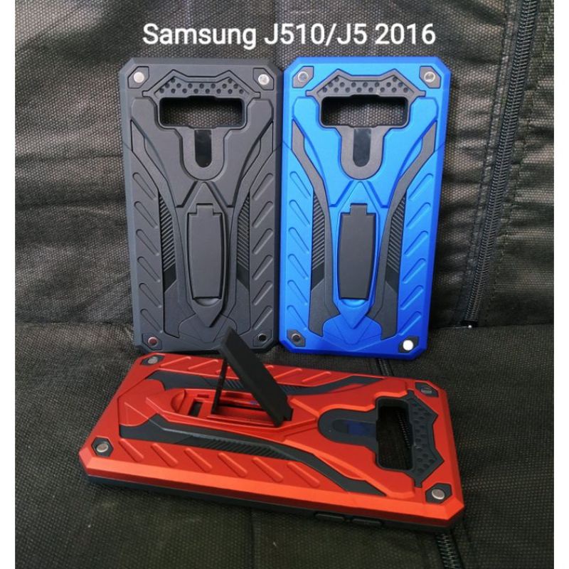 MN - SAMSUNG J510 / J5 2016 CASE PHANTOM CASE ROBOT SERIES STAND IRON TRANSFORMER