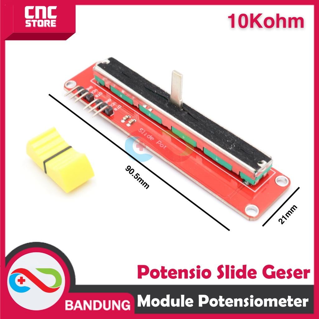 POTENTIOMETER POTENSIO MODULE SLIDE GESER 1OK OHM