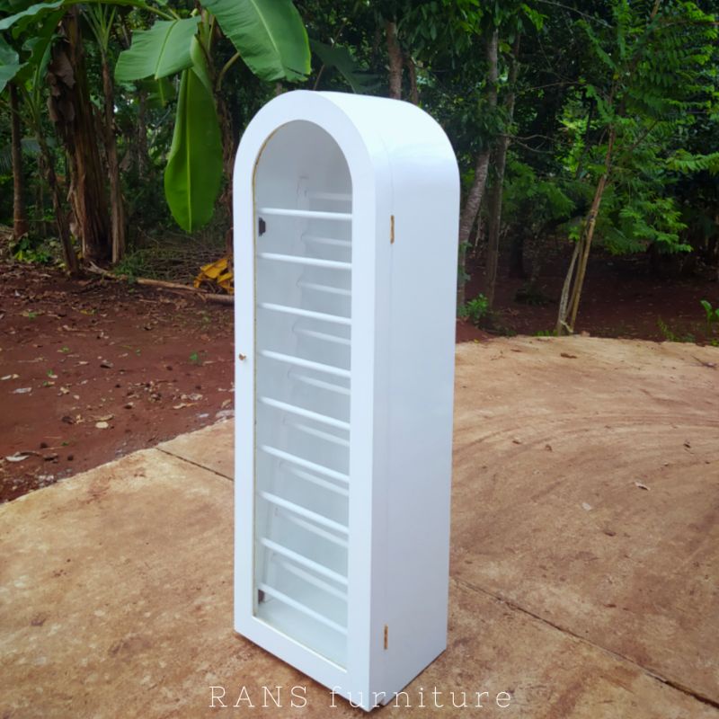 almari hijab duco putih/almari hijab gantungan/gantungan hijab