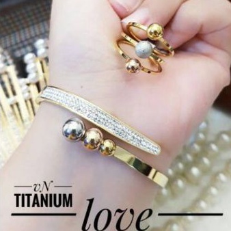 Titanium Gelang dan Cincin KKP88