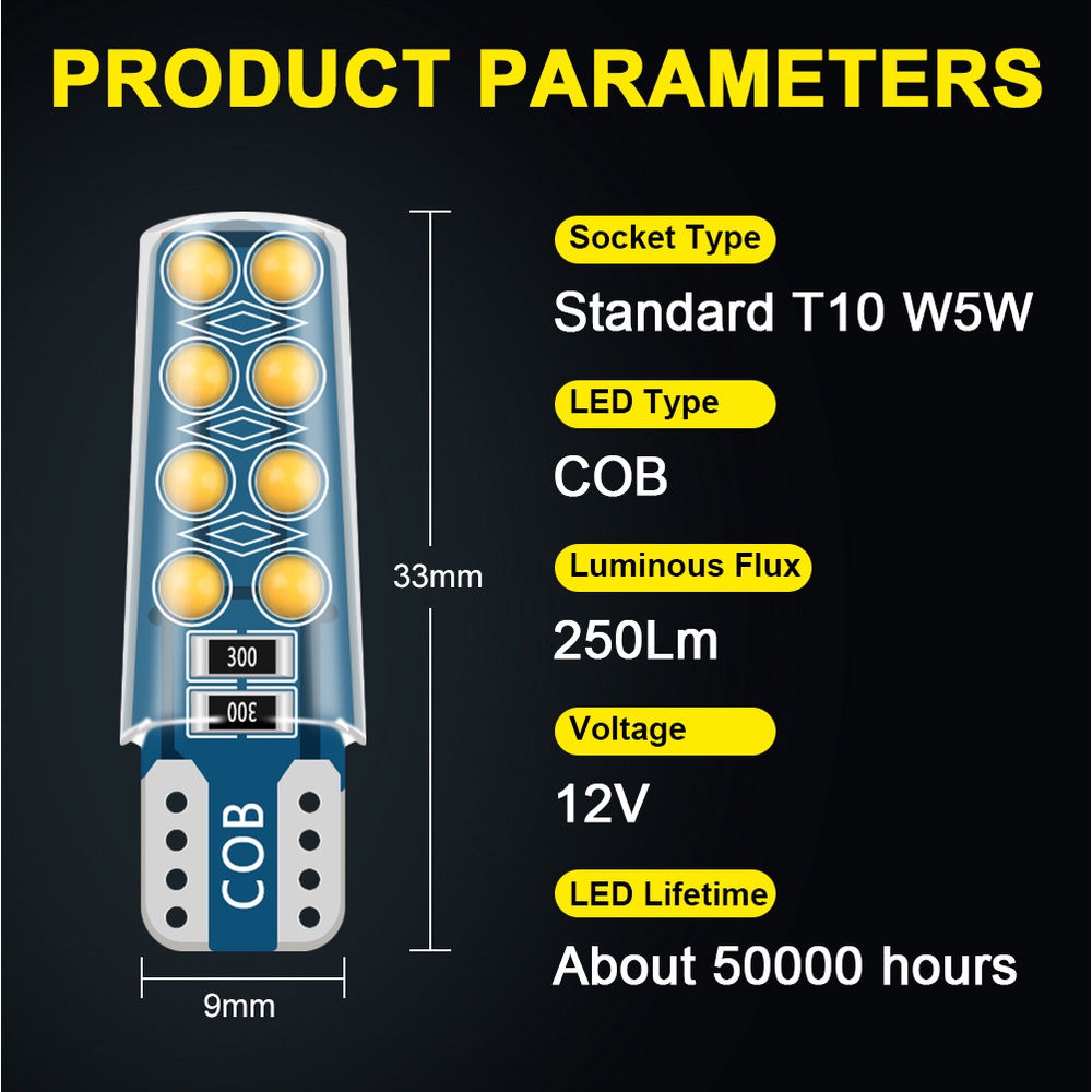 16 LED Lampu senja/ lampu kota Led t10 dan 12 volt kedip 1 PCS High Quality Mobil Motor Senja speedometer tipe diam / kedap-kedip flash