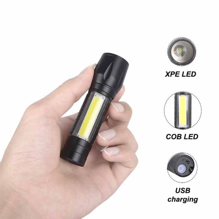 Senter Swat Mini Zoom / Senter Police LED Xpe U3 511 513 Cob