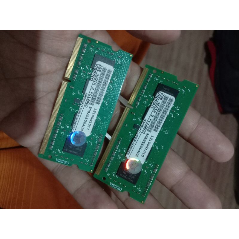 RAM Laptop 4GB (2x2GB) DDR3 bekas bukan baru