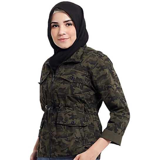 Tien Fashion Bandung-Jaket wanita ARMY LOOK ,PRODUK ORIGINAL realpict CB21