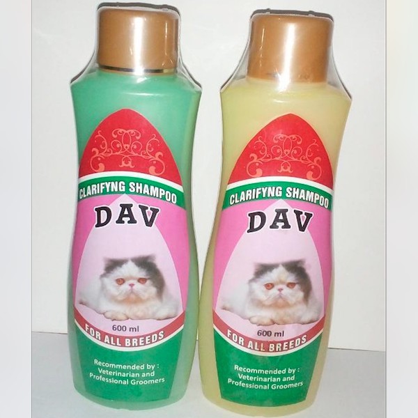 Shampo Kucing DAV 600ml Sampo Cat Clarifying Shampoo For All Breeds