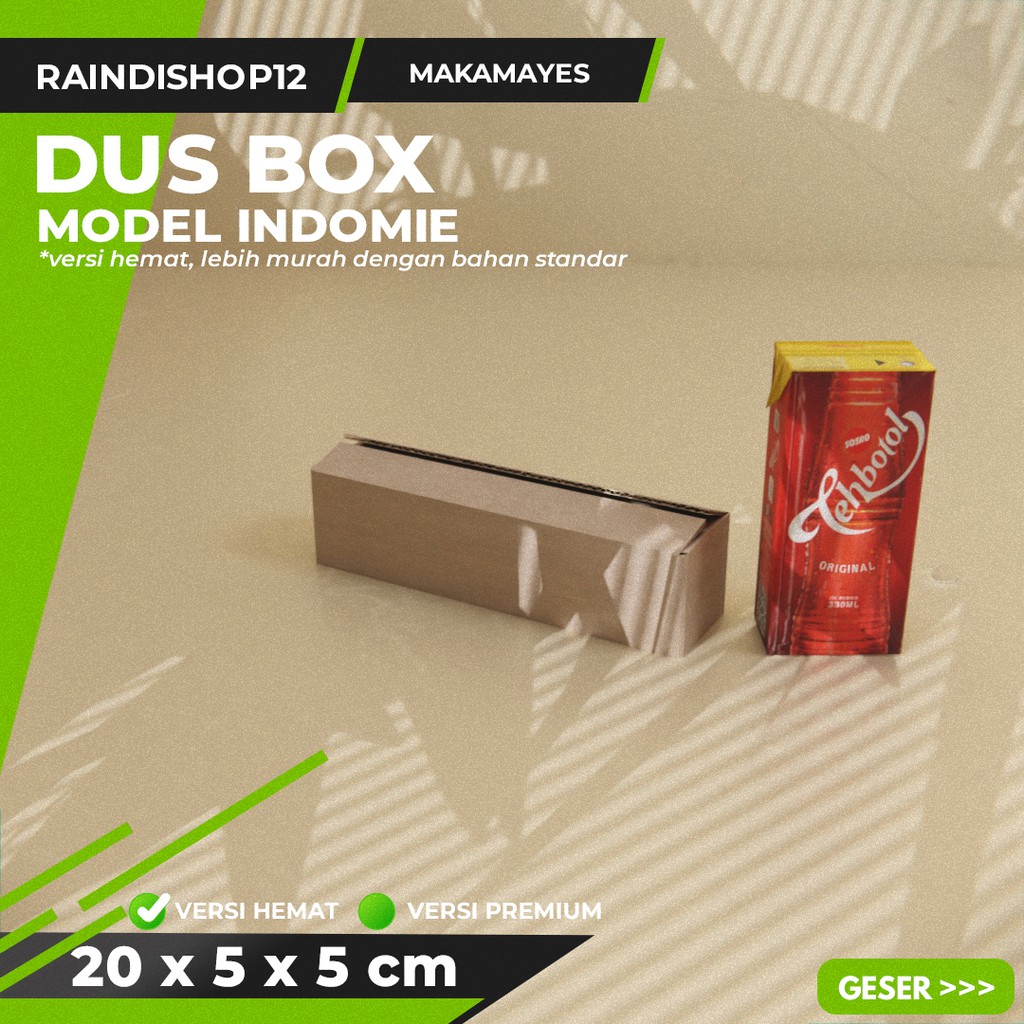 

BOX 20 X 5 X 5 CM KARDUS KOTAK KEMASAN PACKAGING KADO POLOS