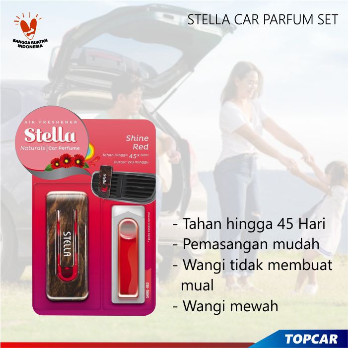 STELLA Car Parfum Set Pengharum Cabin Mobil Pewangi Dalam Mobil Parfum Mobil Wangi Cabin Mobil