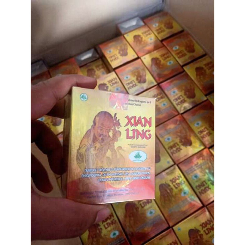 

XIAN LING Mengobati asam urat dan flu tulang.