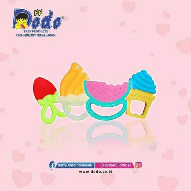 ☃️Cutezz_ching1☃️Dodo Silicone Teether Fancy Series/Fruit Series