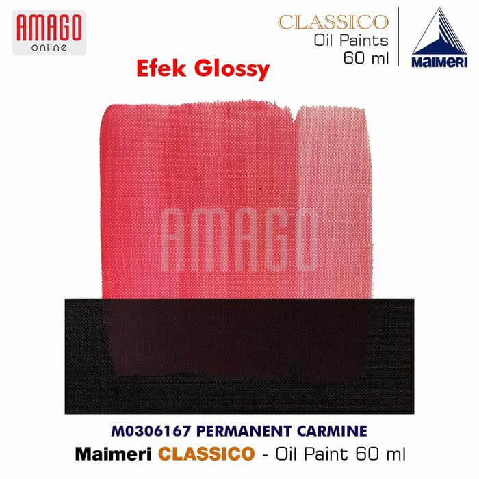 MAIMERI CLASSICO - OIL PAINT - PERMANENT CARMINE - 60ML - M0306167