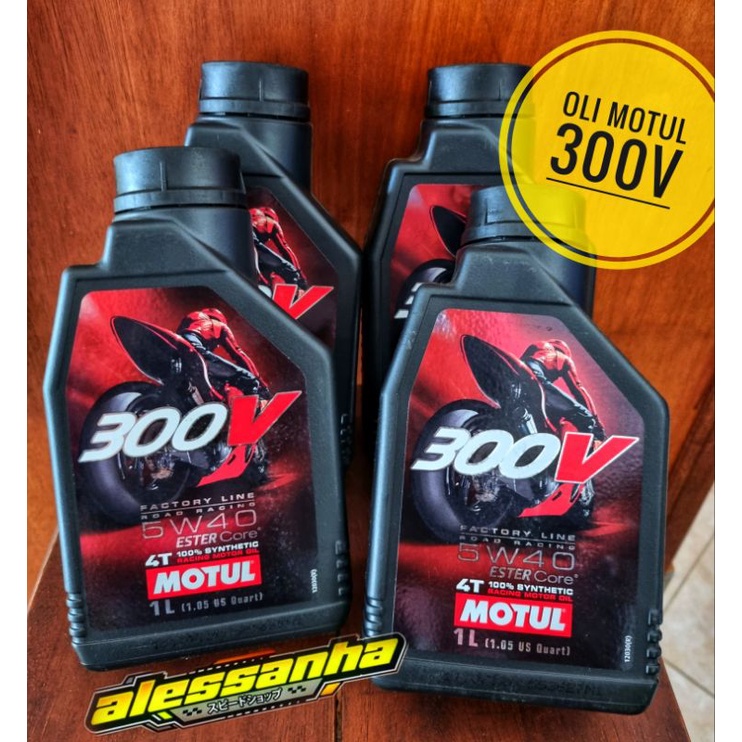 oli mesin motul 300v original
