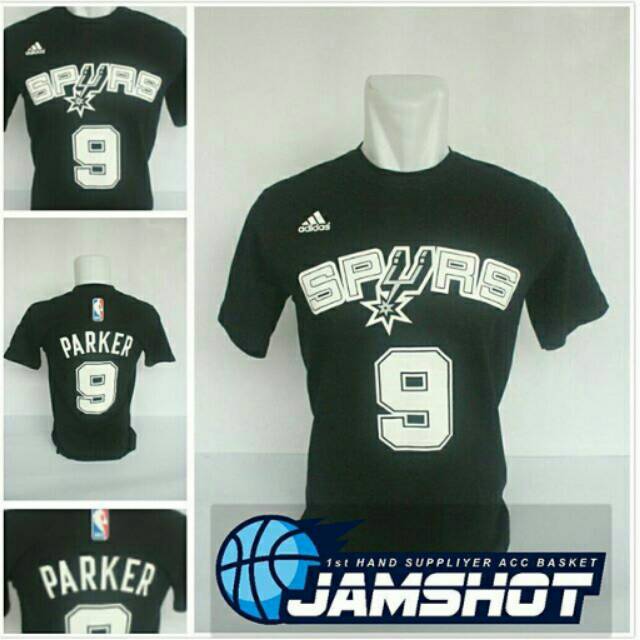KAOS BASKET  TSHIRT ADIDAS PARKER - SPURS