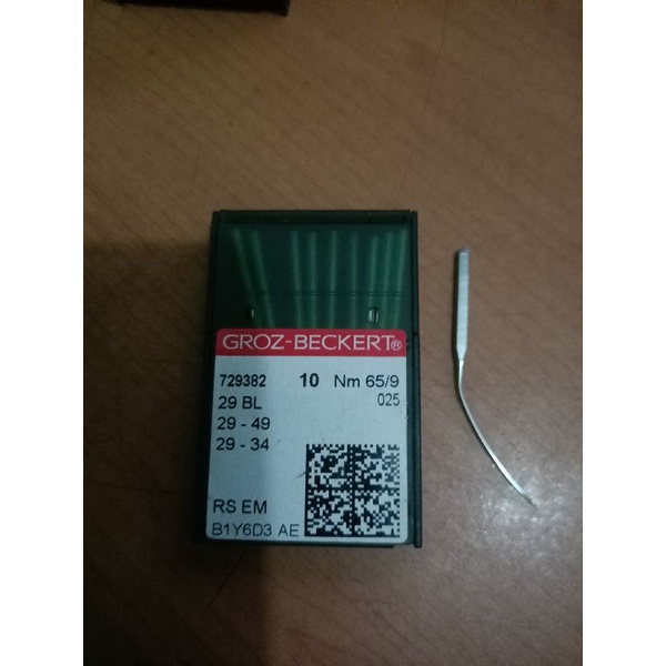 jarum groz beckert 29 BL nomor 9 isi 10 jarum