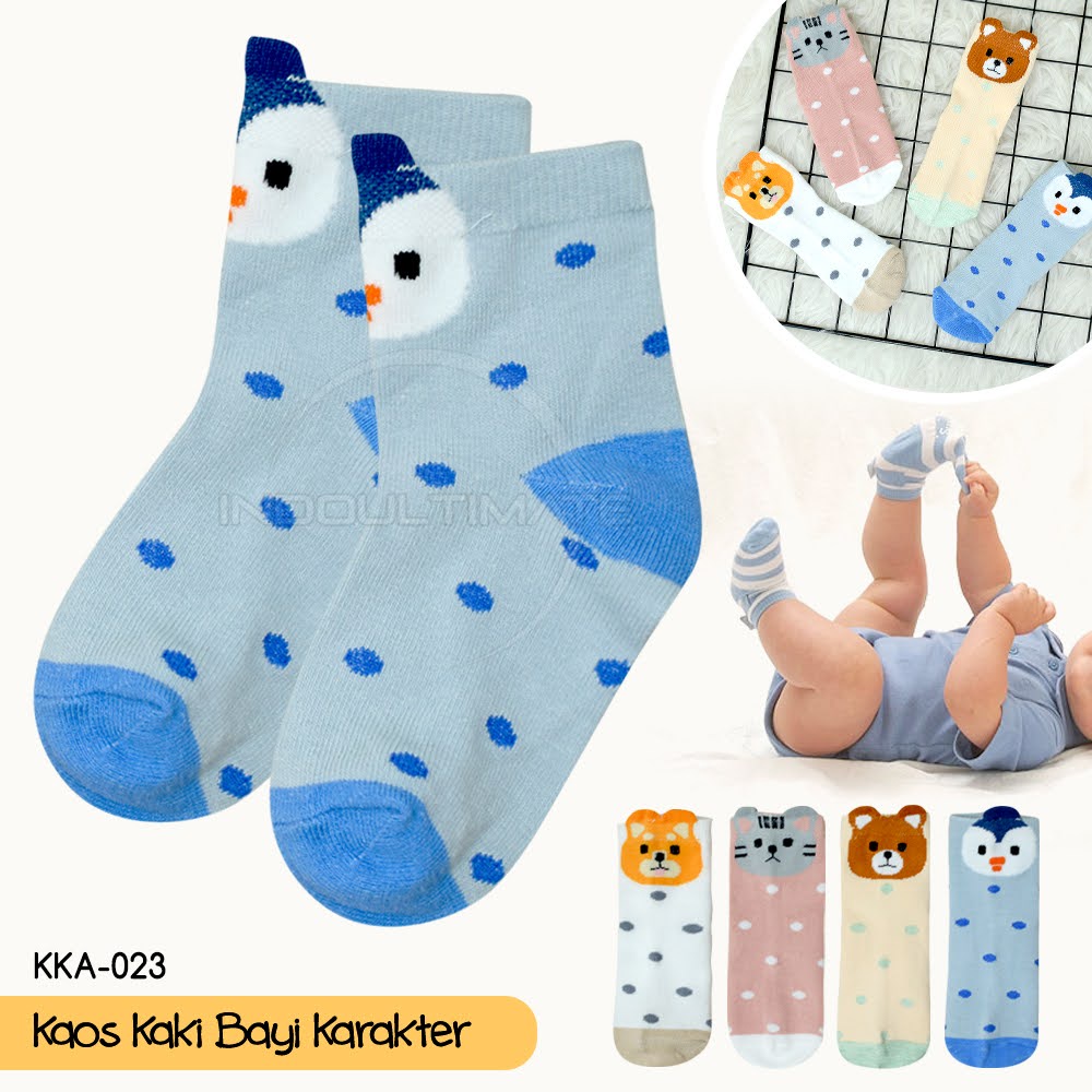 KIDS SOCKS 1Pcs Kaos Kaki Bayi Baby Socks KKA-023 [ 4 - 6 Thn ] Kaos Kaki Anak Kaos Kaki Balita Motif Random Alas Kaki Pelindung Kaki Kid Sock Anak Permpuan Anak Laki-Laki Foot Cover Kaus Kaki Kaos Kaki Sekolah