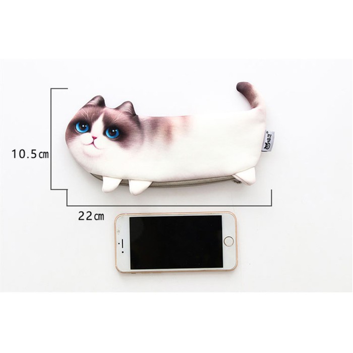 

TERBARU TEMPAT PENSIL ALAT TULIS DOMPET STATIONERY MOTIF KUCING KOREA STYLE