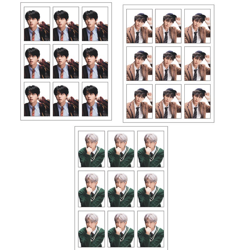 [BS] BISA COD 9pcs Passphoto BTS BT21 MOTS 7 KPOP Photo - KP570