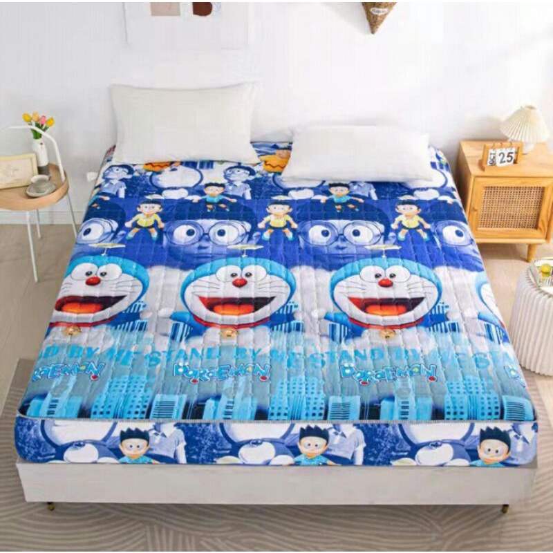 SPREI  SULTAN WATERPROOF 180x200( termurah) Ra-Doraemon