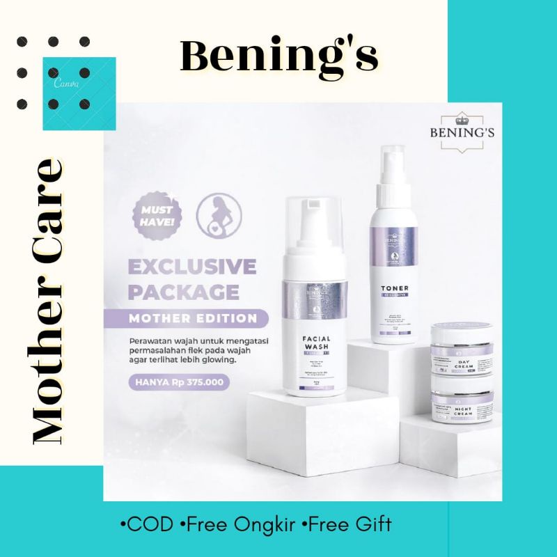 BENINGS SKINCARE MOTHER CARE EDITION BY DR OKY PRATAMA | KRIM PERAWATAN KHUSUS IBU HAMIL DAN MENYUSU