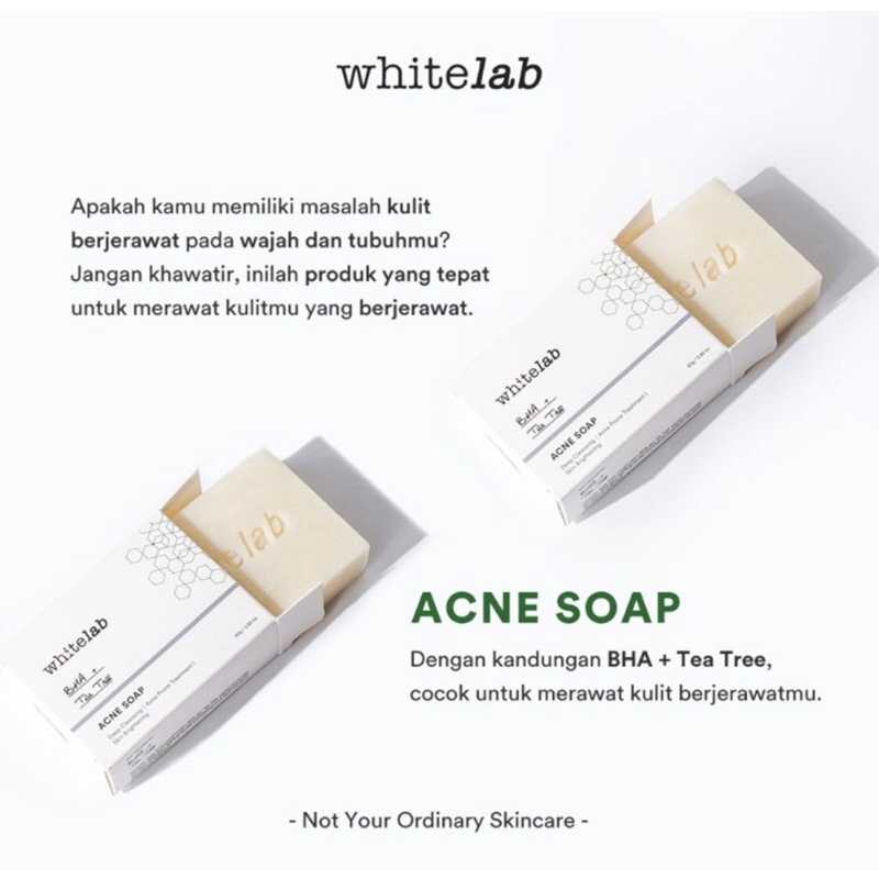 Whitelab Acne soap 80gr