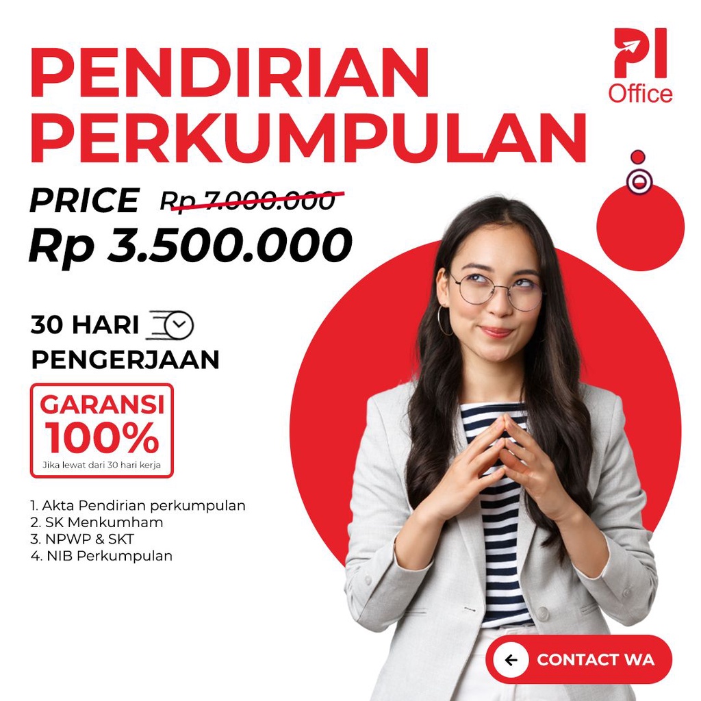 

PENDIRIAN PERKUMPULAN
