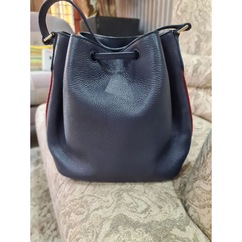 preloved bally bucket bag