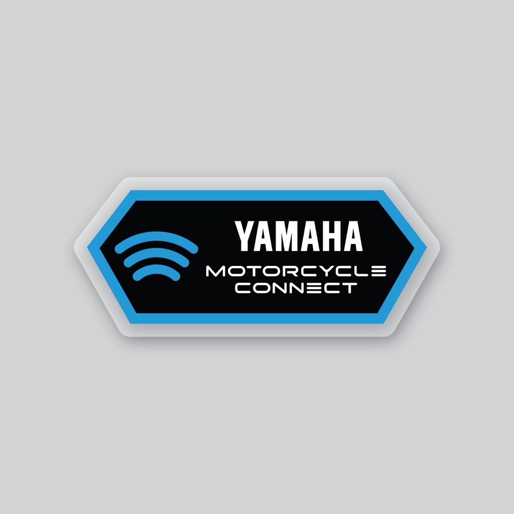 Sticker Logo Yamaha Motorcycle Connect (Y-Connect) Aerox Connected Version