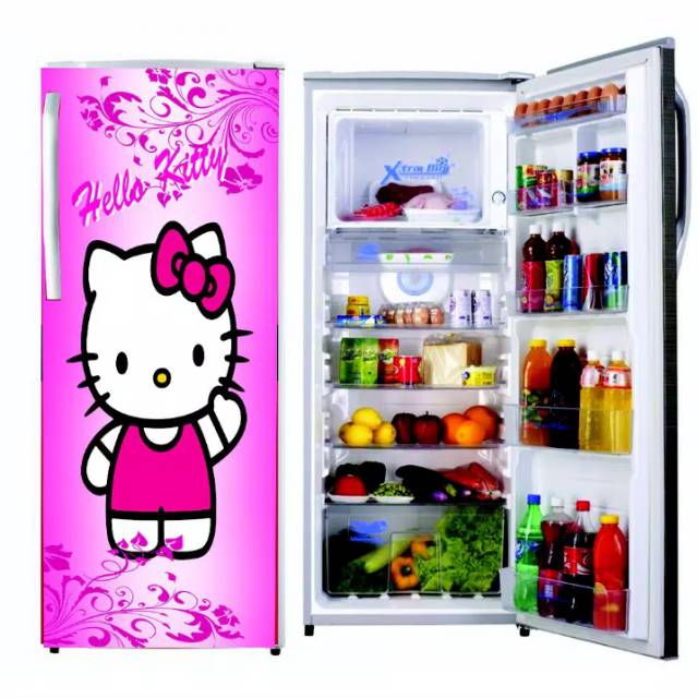 Stiker kulkas hellokity / stiker kulkas / stiker  kulkas pintu 1