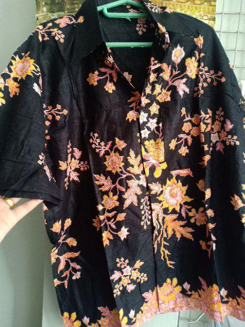 Wou Batik Couple Naifa Maura Couple - Sania Ruffle Batik Couple Ori Ndoro Jowi Dnt Garansi - Kg023