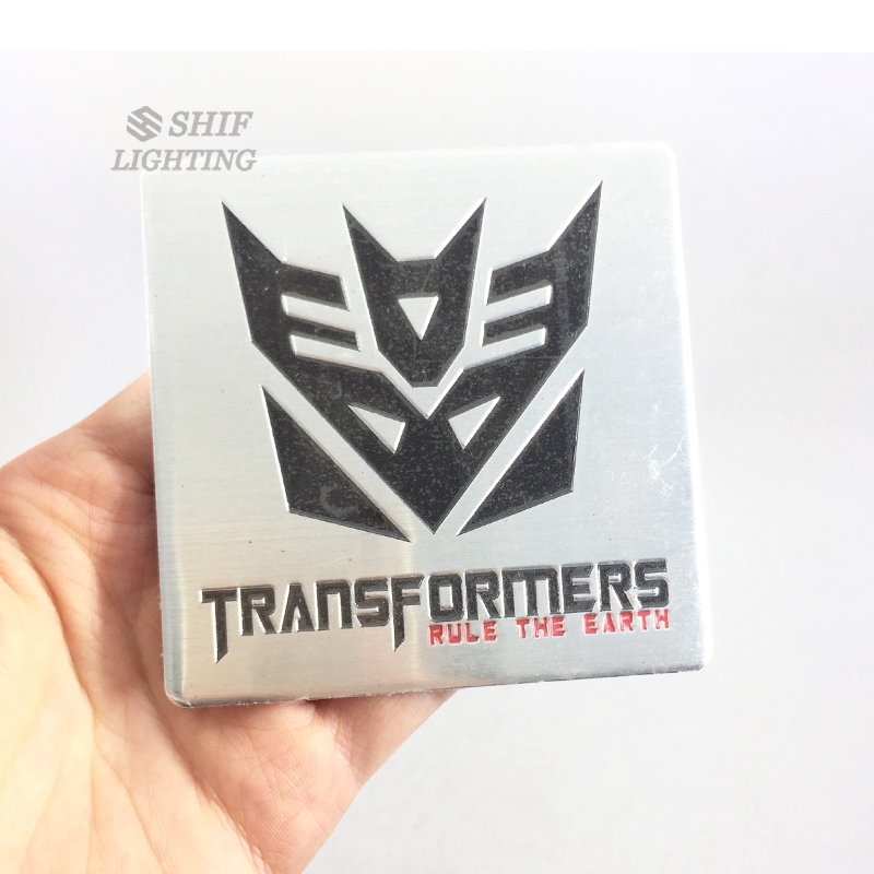 1pc Stiker Emblem Logo Transformer Bahan Aluminum Untuk Motor