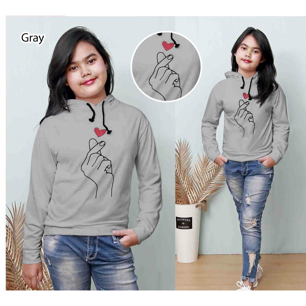 BISA COD / SWEATER HODDIE ANAK ABG SARANGHEO - POLILE781