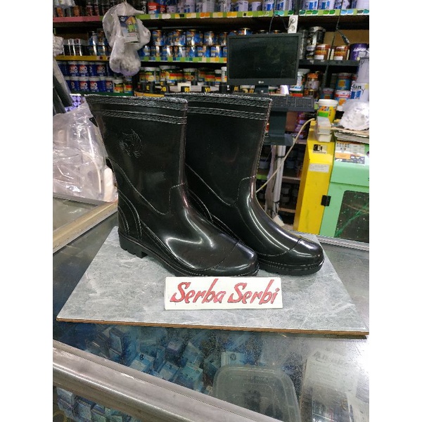 (BOOT  HITAM PENDEK) Sepatu boots pendek hitam